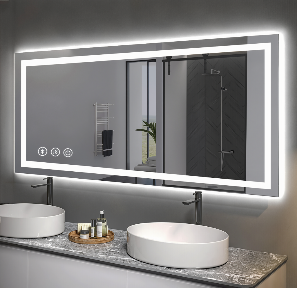 Luxury Touchscreen Smart Bathroom Mirror