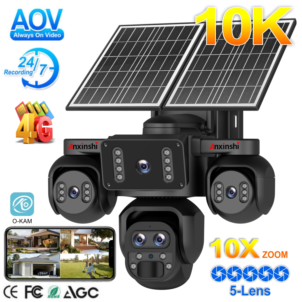 Anxinshi 25MP Solar 4G AOV Camera