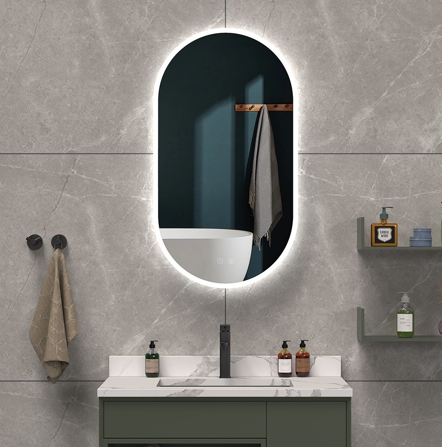 Bathnology Oval LED Vanity Mirror Light