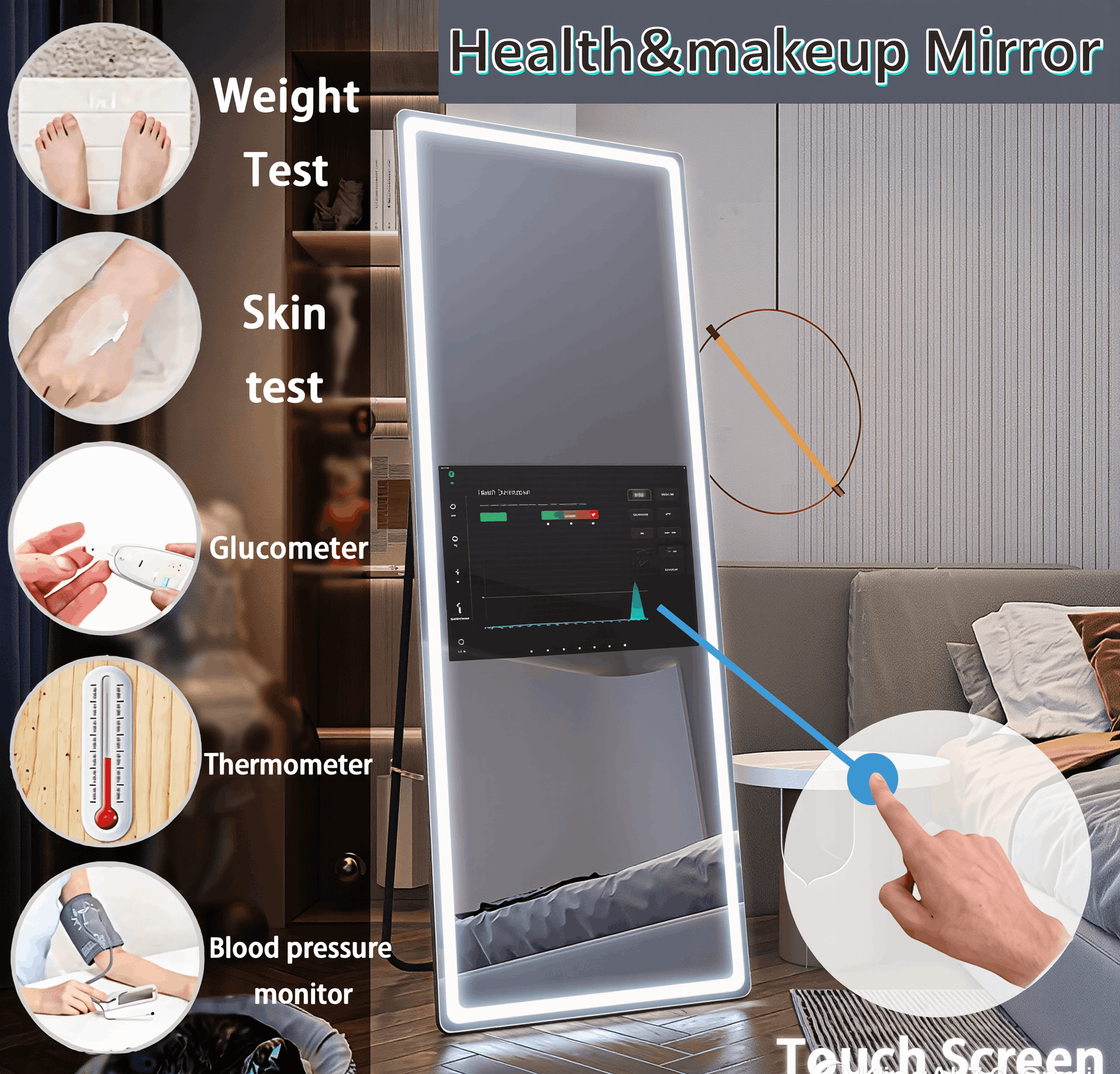 Tystart Android Smart Full Length Mirror - Image 2