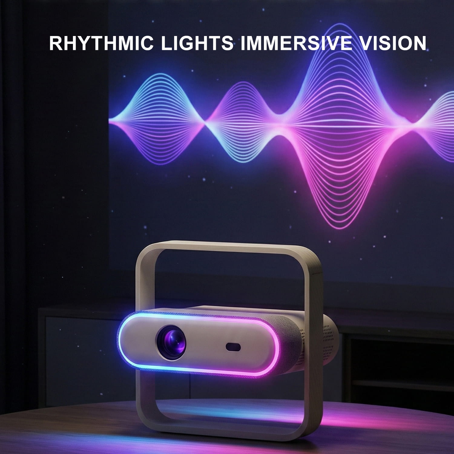 Android 14 DLP Smart Projector 1080P - Image 4