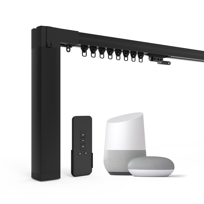 AT5818 Black Smart Curtain Track