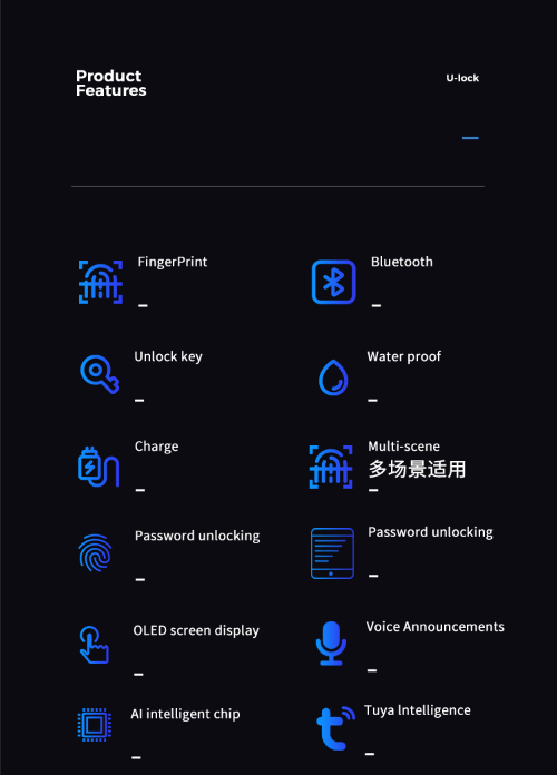 Smart Bluetooth U Lock Tuya - Image 3