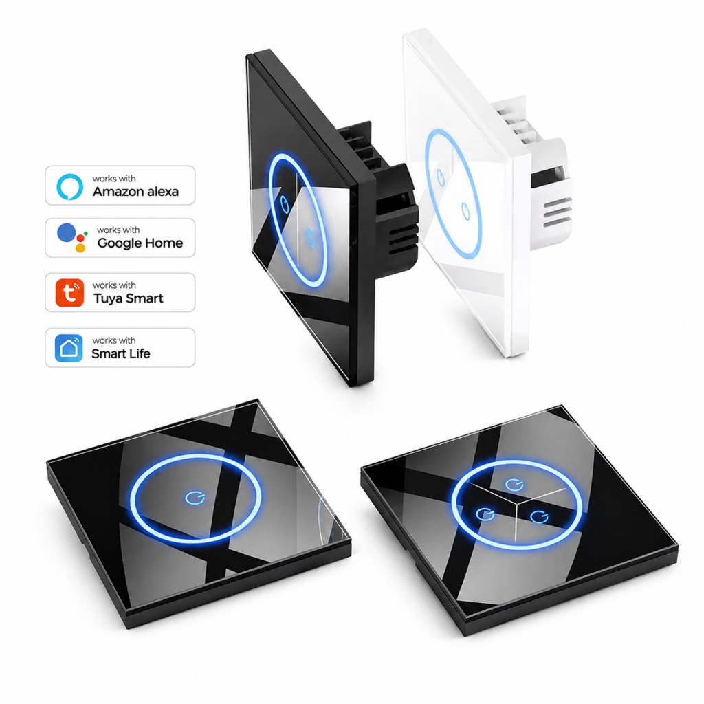 Smart Crystal WiFi Touch Wall Switch