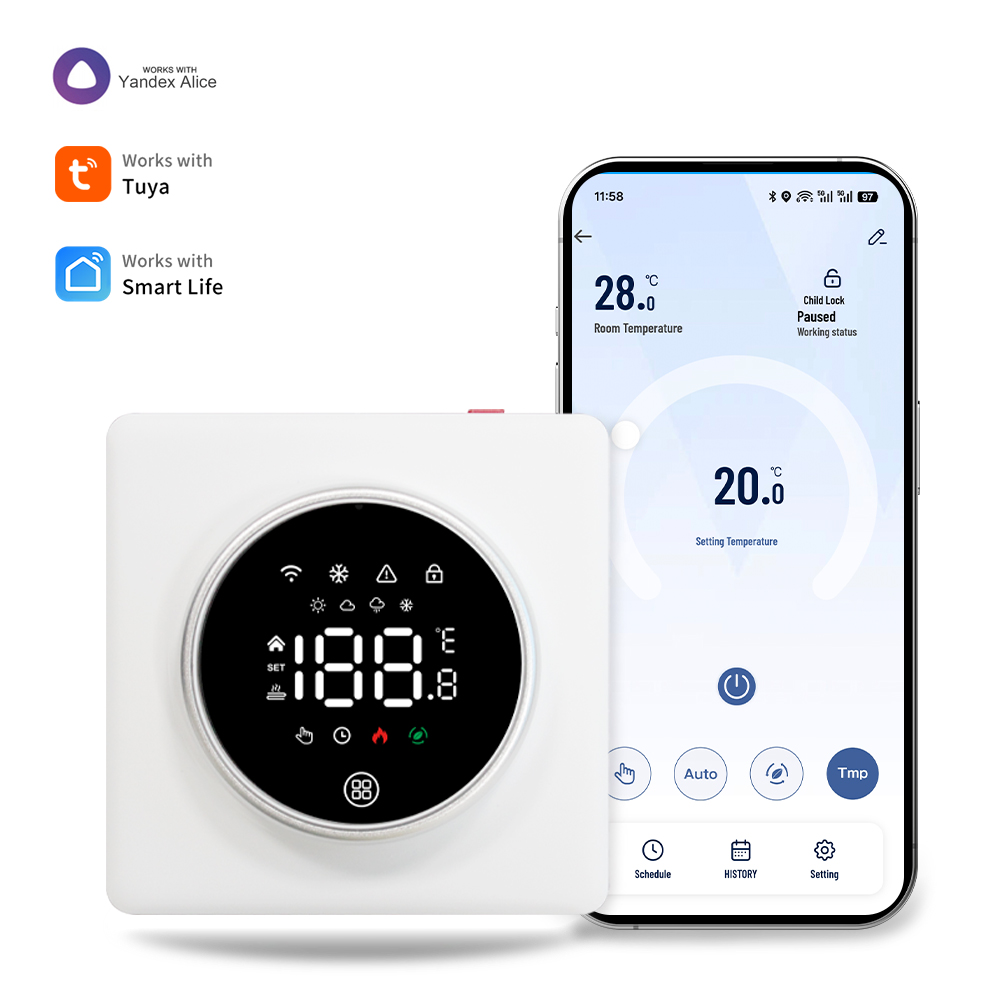 Smart WiFi Heating Thermostat AM007 Model