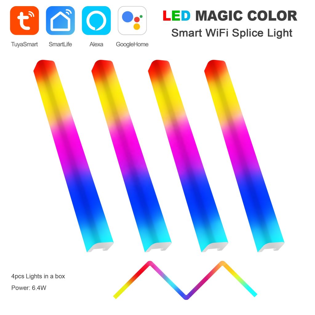 Smart WiFi RGBIC Splice Light Panel