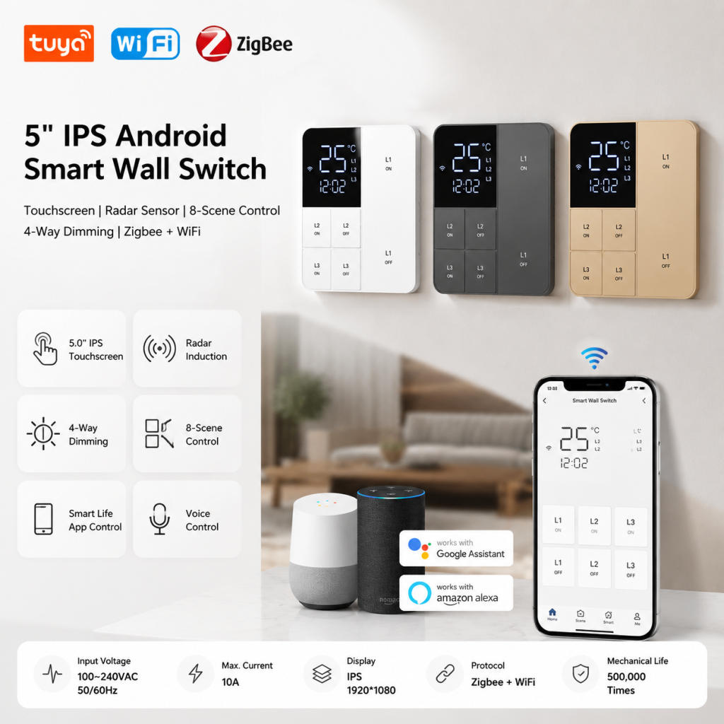 Smart WiFi Touch Wall Light Switch