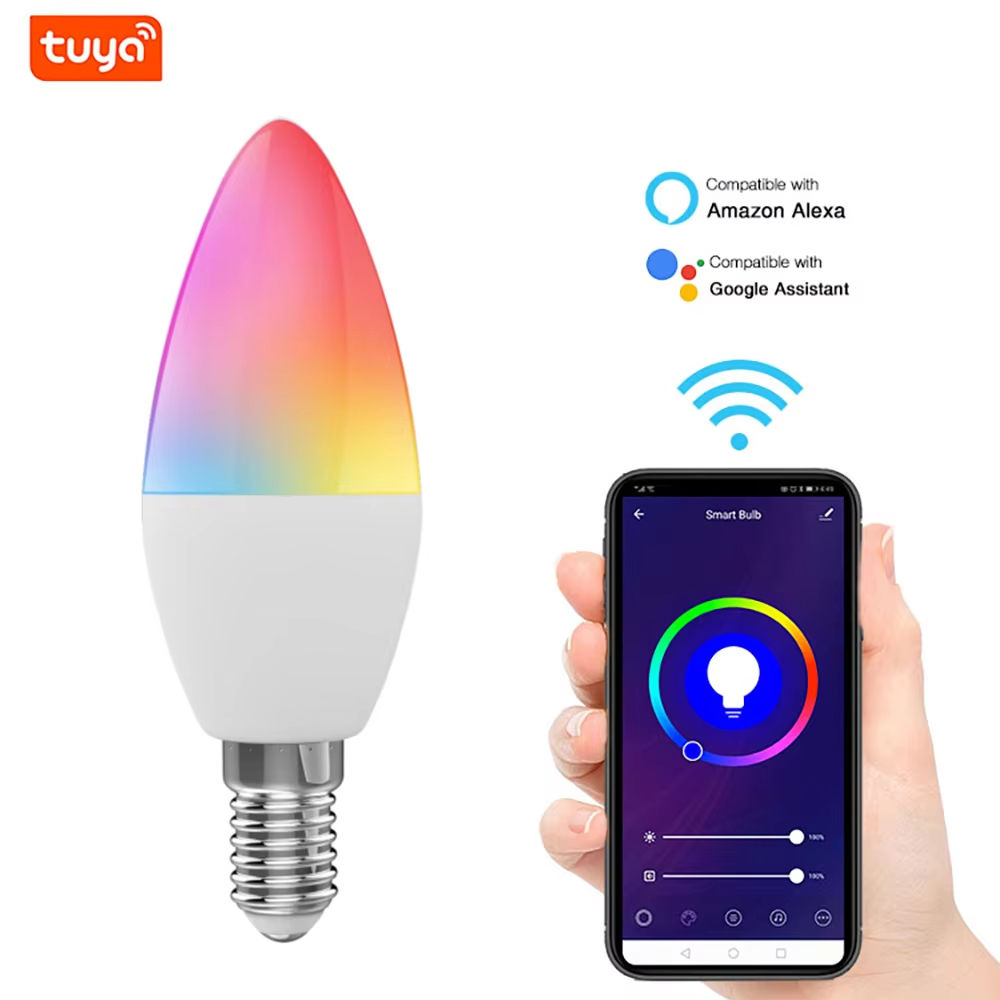 Smart WiFi RGB Candle LED Bulb