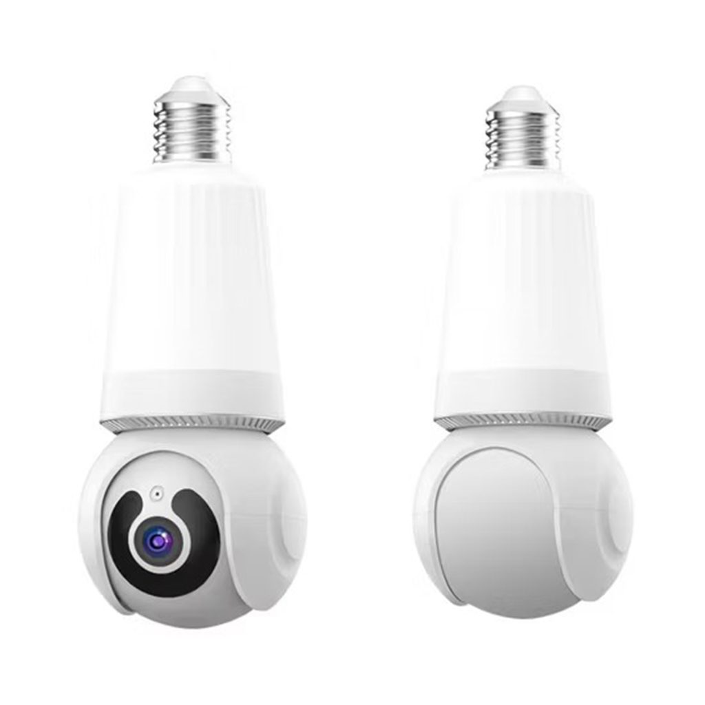 Light Bulb Security Camera 3MP WiFi PTZ