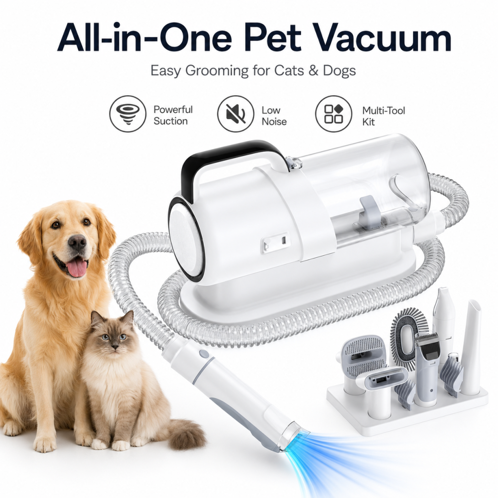 Professional Pet Grooming Vacuum Cleaner For Cats Dogs