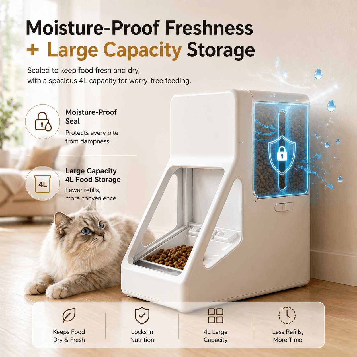 Smart RFID Automatic Pet Feeder With WiFi Control - Image 3